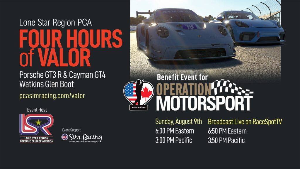 FOUR HOURS of VALOR - Operation Motorsport Benefit Event